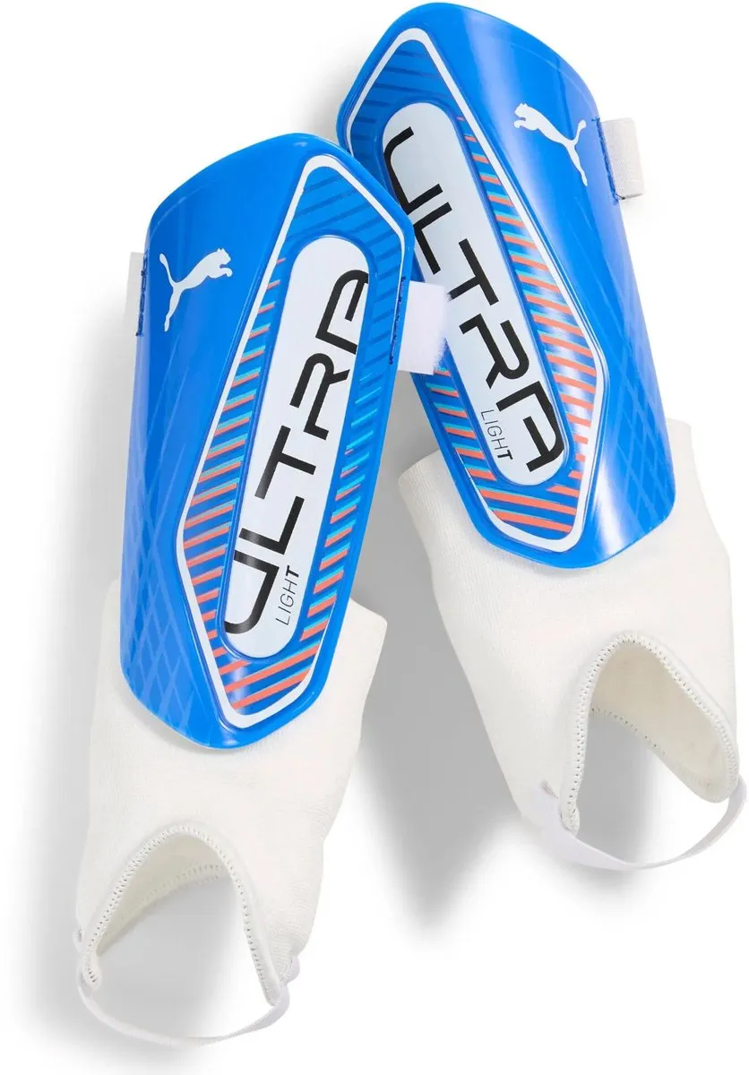 PUMA Ultra Light Scheenbeschermers L - Wit/Blauw