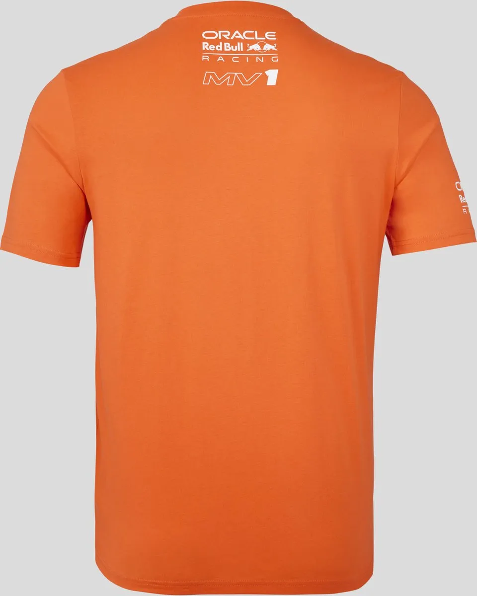 Red Bull Racing Max Verstappen T-shirt - S - Oranje