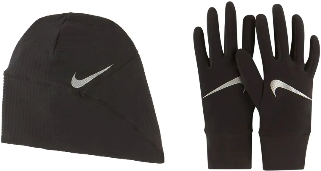 Nike Essential Running Muts & Handschoenen Dames - XS/S - Zwart/Zilver