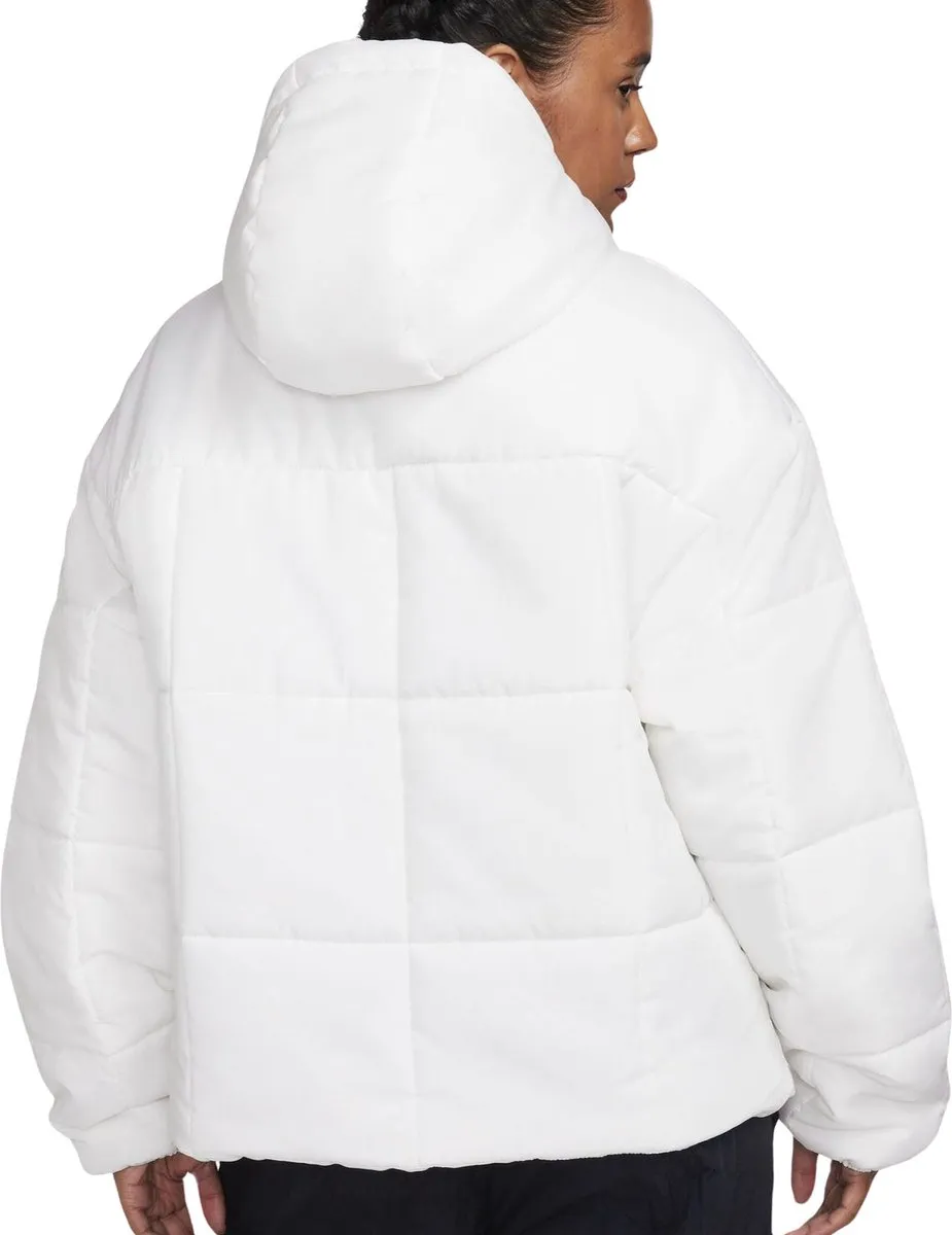 Nike Sportswear Classic Puffer Winterjas Dames L - Wit