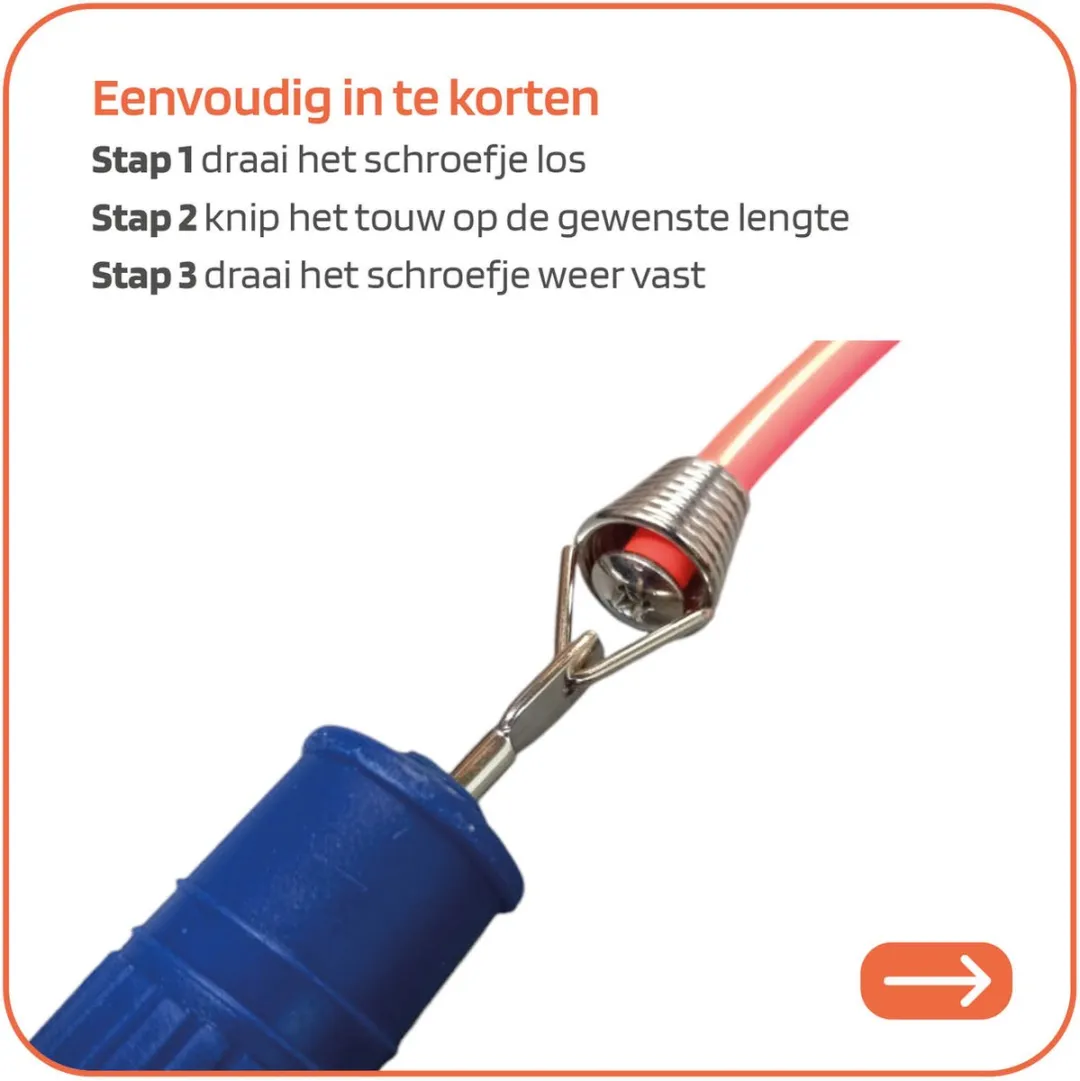 Jobber Springtouw Kinderen Rood