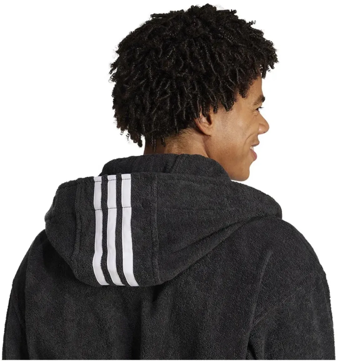 Adidas Performance Badjas met Capuchon - Zwart