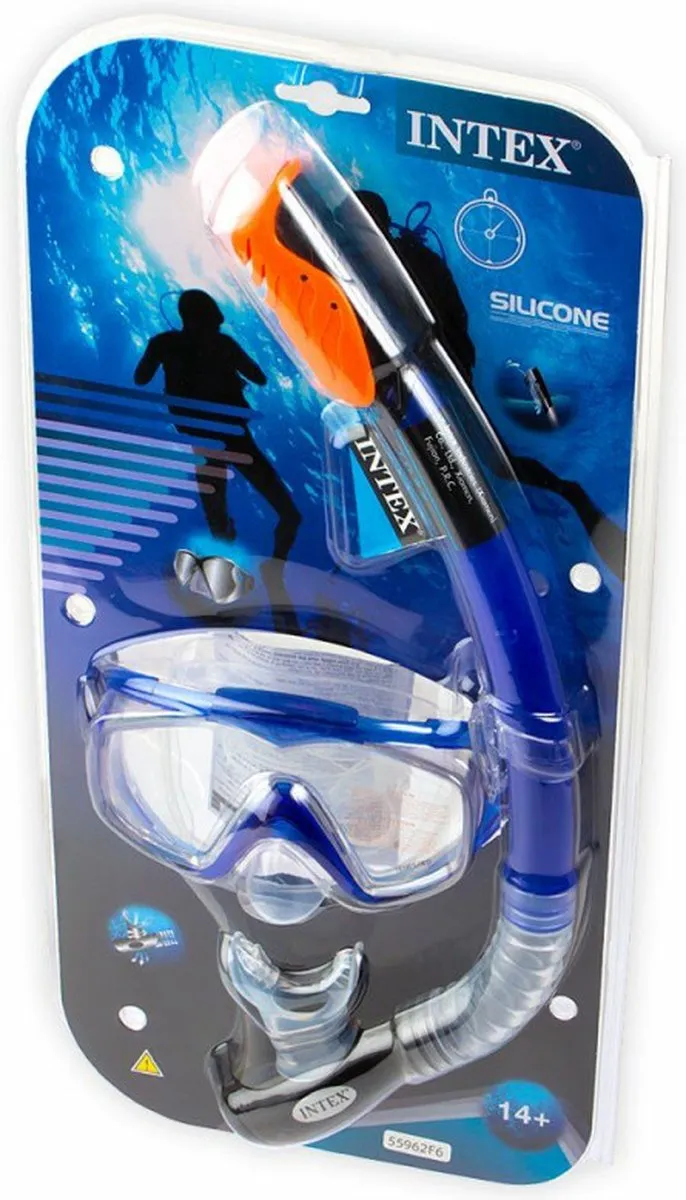 Intex Silicone Aqua Sport Zwemset - Blauw