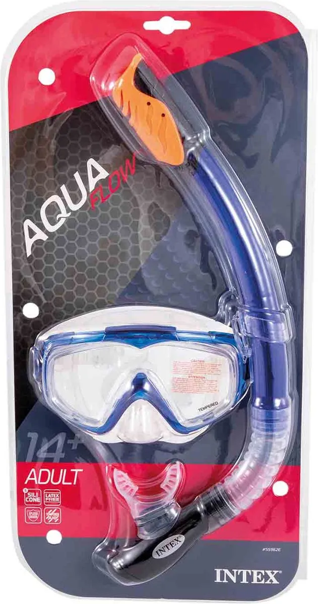 Intex Silicone Aqua Sport Zwemset - Blauw - afbeelding 6 van 6