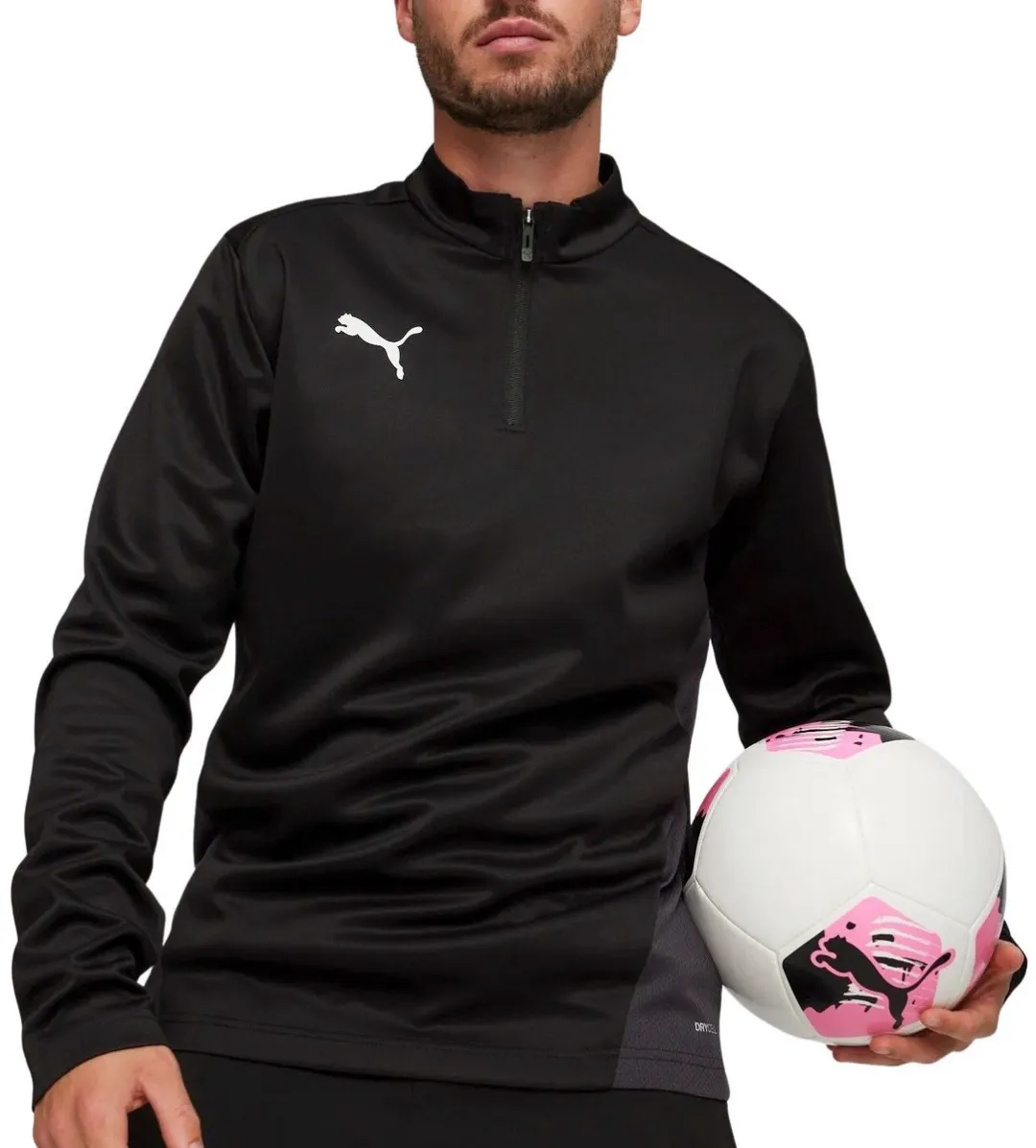 PUMA TeamGOAL Training 1/4 Zip Sweater Heren - Maat L - Zwart