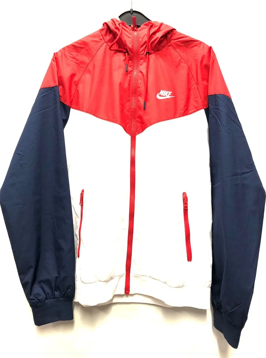 Nike Winterjas Wit/Rood/Blauw