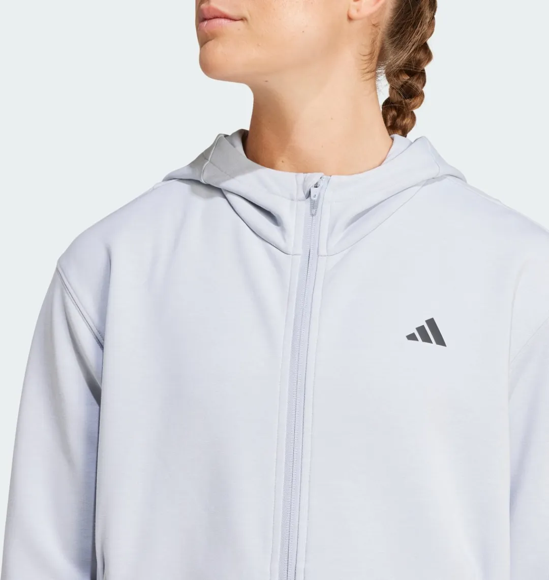 Adidas Performance Designed 4 Training Ritshoodie S - Grijs