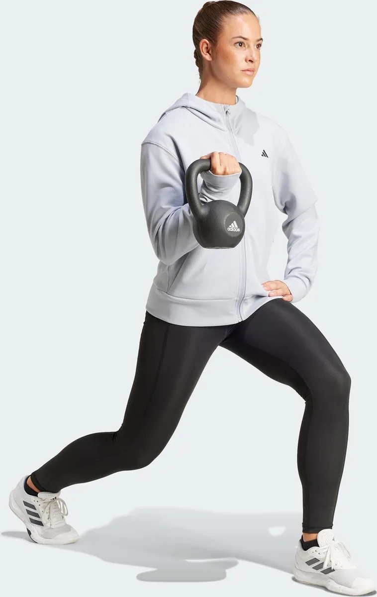 Adidas Performance Designed 4 Training Ritshoodie S - Grijs