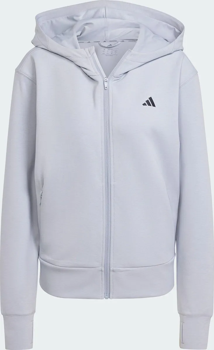 Adidas Performance Designed 4 Training Ritshoodie S - Grijs