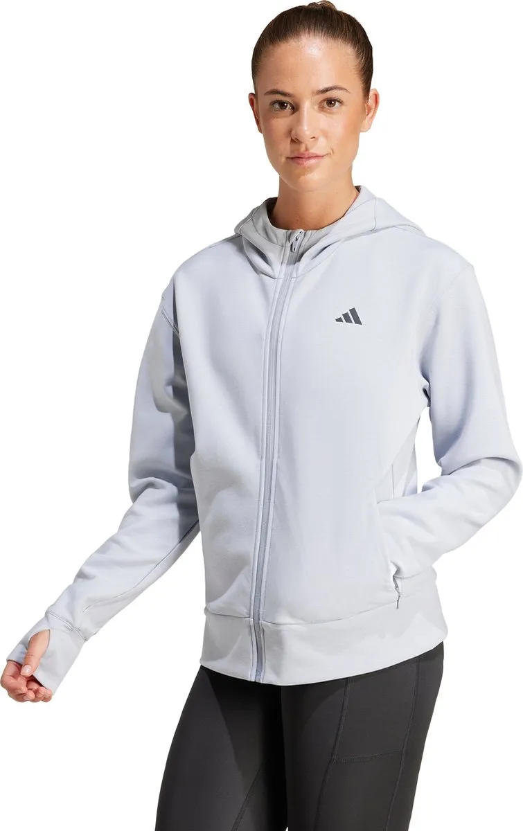 Adidas Performance Designed 4 Training Ritshoodie S - Grijs