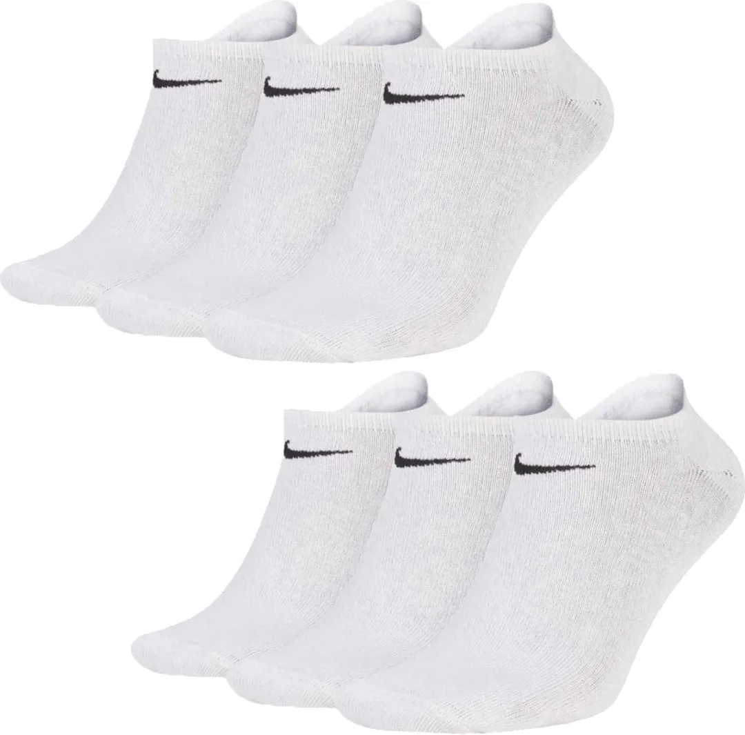Nike Everyday No-Show Sokken Wit - 6 Stuks