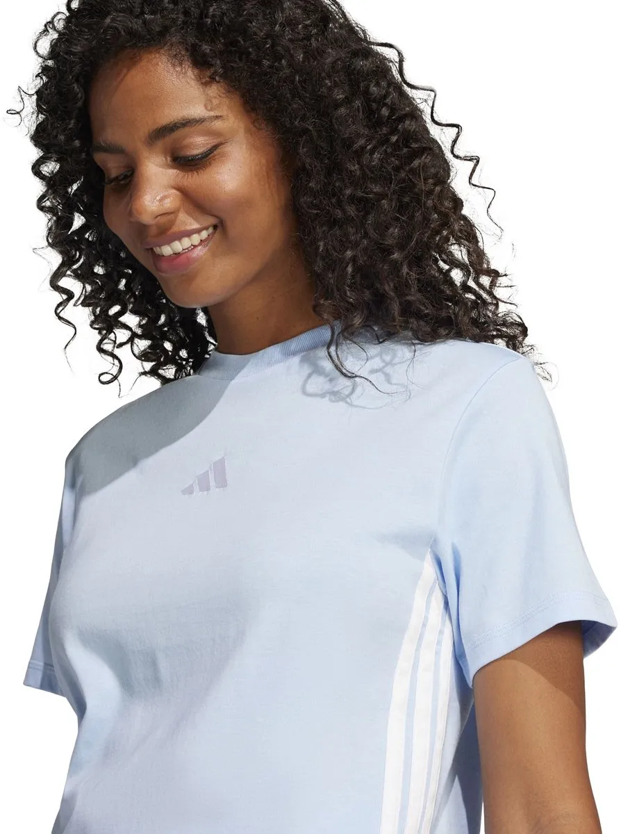 Adidas W 3s Sport T-shirt Dames M - Blauw