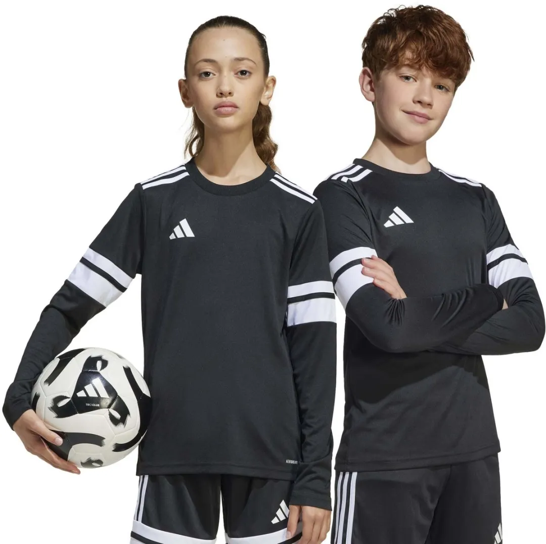 Adidas Squadra 25 Longsleeve Shirt Junior 164 - Zwart/Wit
