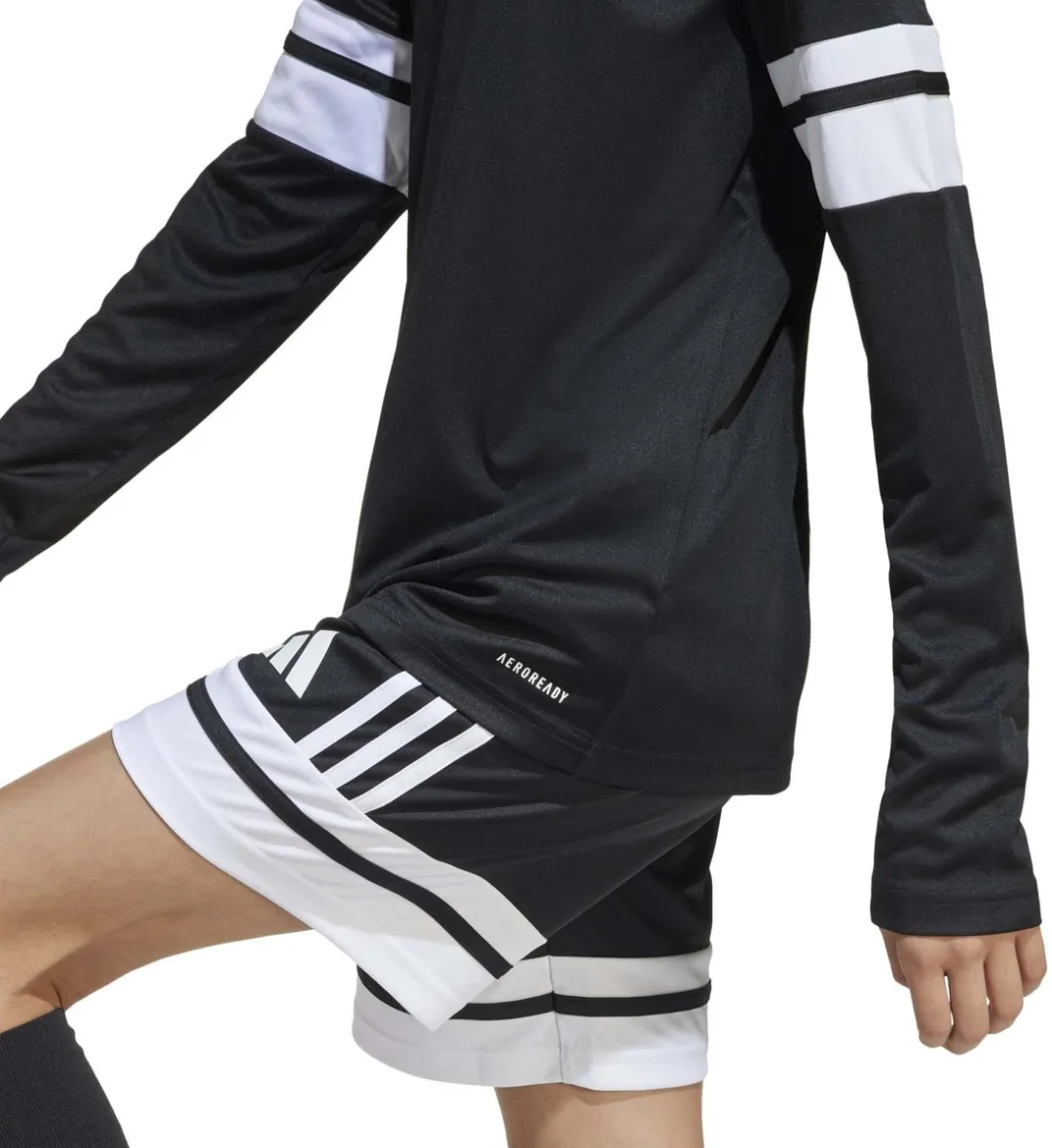 Adidas Squadra 25 Longsleeve Shirt Junior 164 - Zwart/Wit