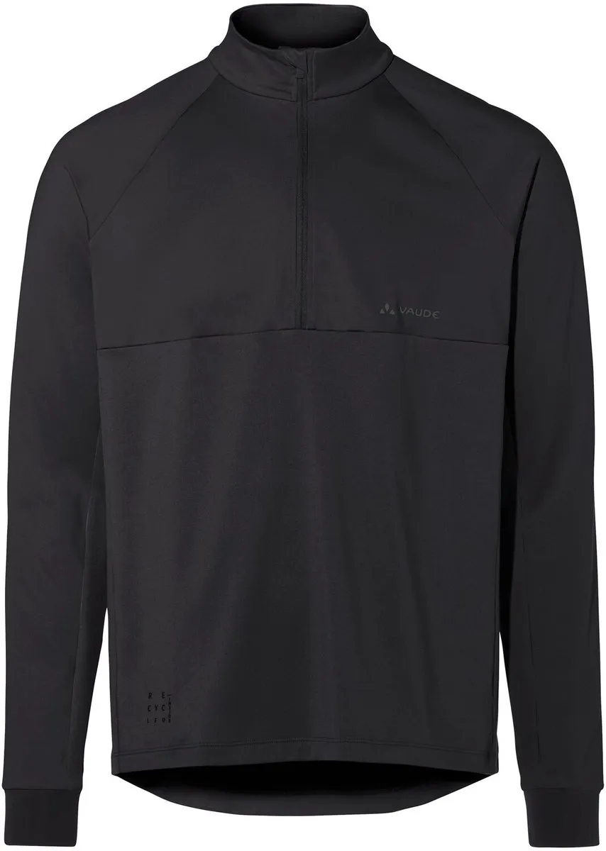 Vaude Qimsa Halfzip LS Heren Fietsshirt S - Glowing Red