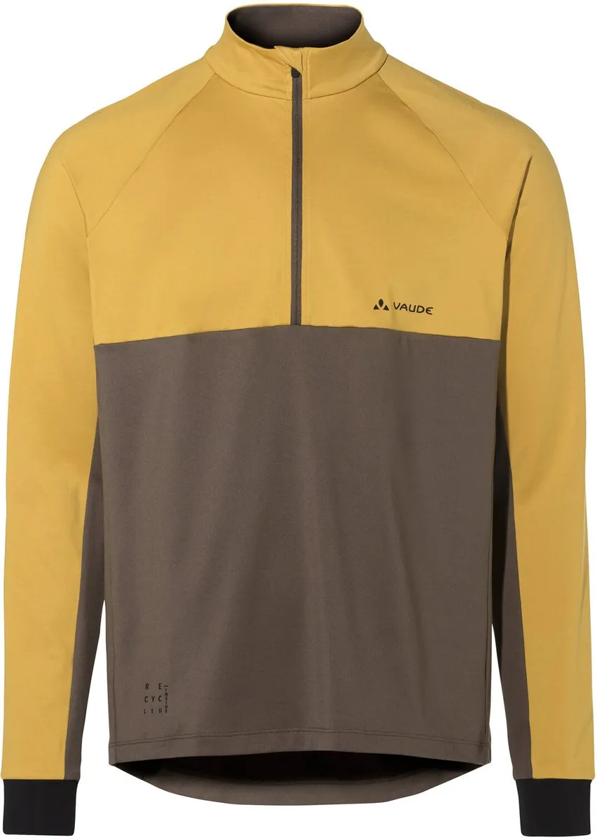 Vaude Qimsa Halfzip LS Heren Fietsshirt S - Glowing Red
