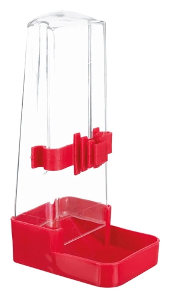 Trixie Drinkfles & Voerdispenser Hoekig - 4 Stuks - Transparant/Blauw - afbeelding 3 van 5