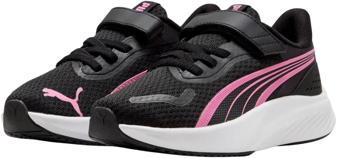 PUMA Pounce Lite AC+ PS Hardloopschoenen Junior 30 - Zwart-Roz