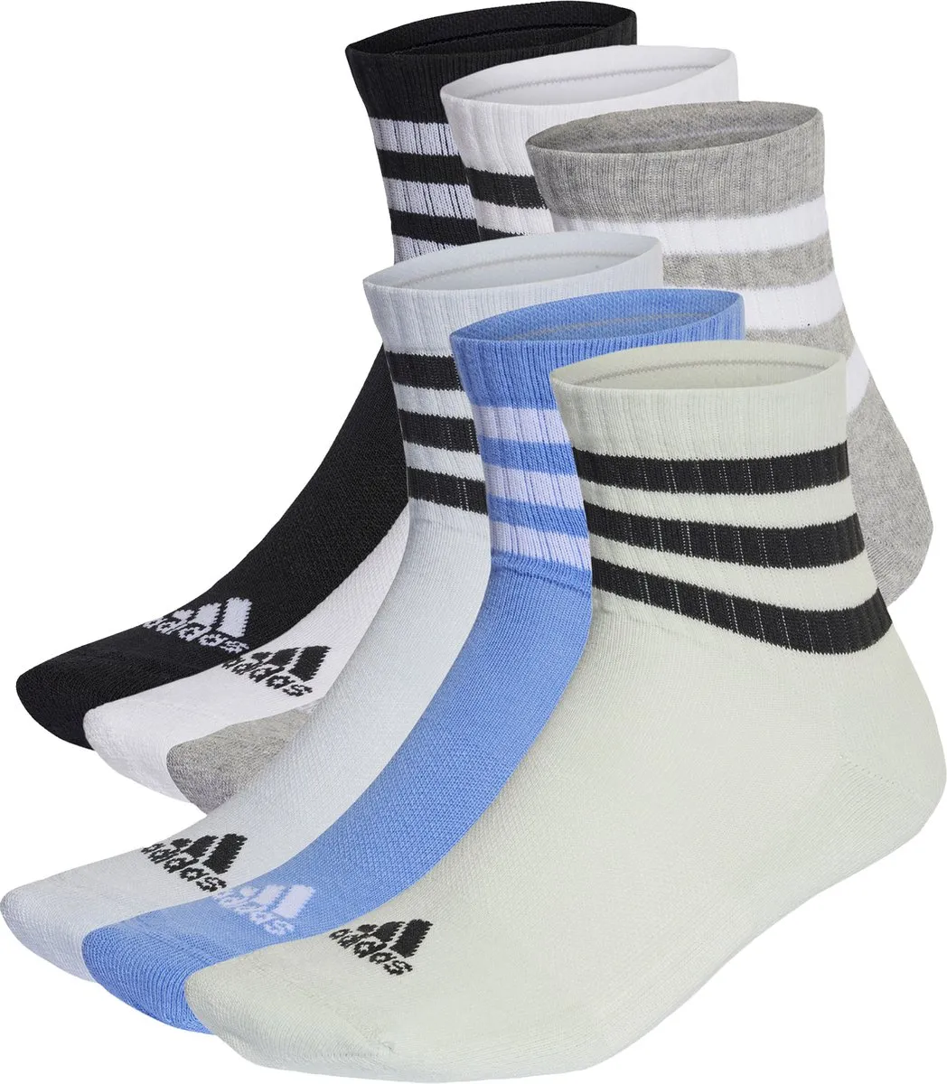 adidas 3-Stripes Cushioned Korte Sokken