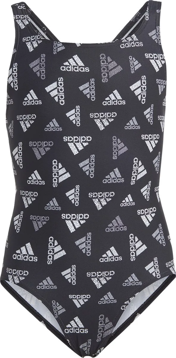 adidas Logo Badpak Kinderen 128 - Zwart - afbeelding 6 van 6