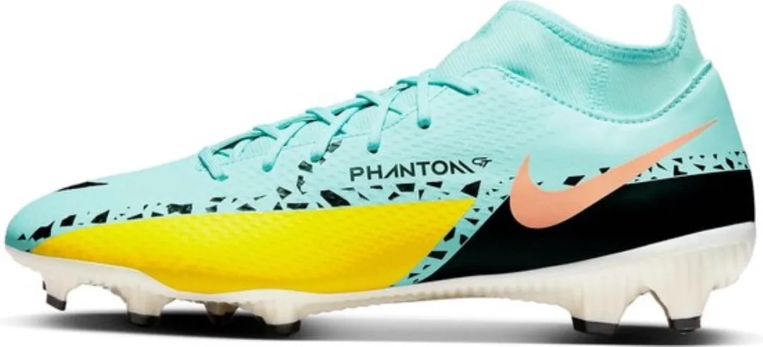 Nike Phantom GT Academy MG Voetbalschoenen Dc0797-407 - 45.5 - Blauw/Geel