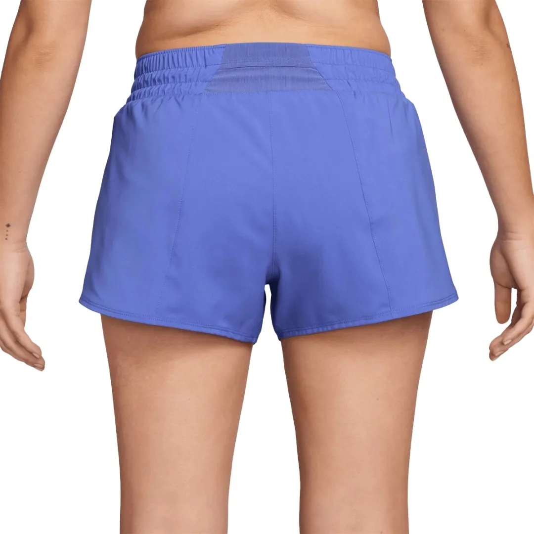 Nike One Dri-FIT Mid-Rise Short - S - Blauw