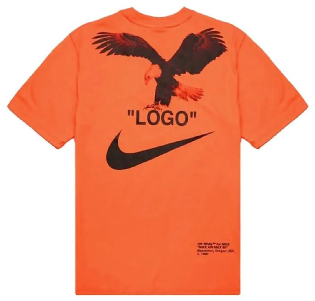 Nike Off-White T-shirt - Oranje L