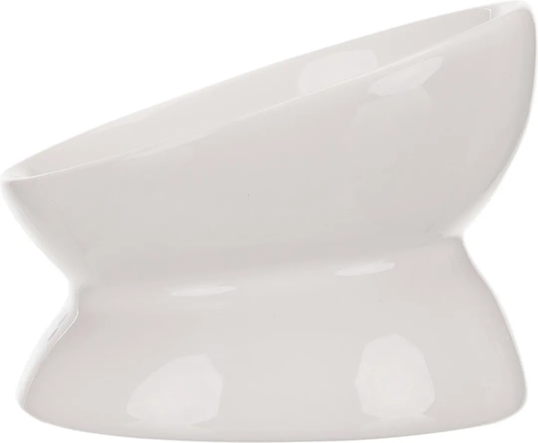 Trixie Voerbak Kat - 150ml - Ø13cm - Wit - afbeelding 3 van 6