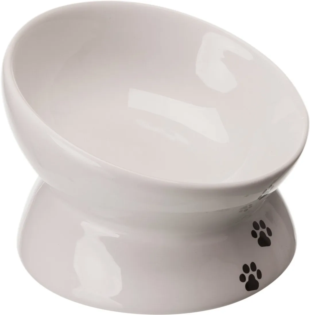 Trixie Voerbak Kat - 150ml - Ø13cm - Wit - afbeelding 4 van 6