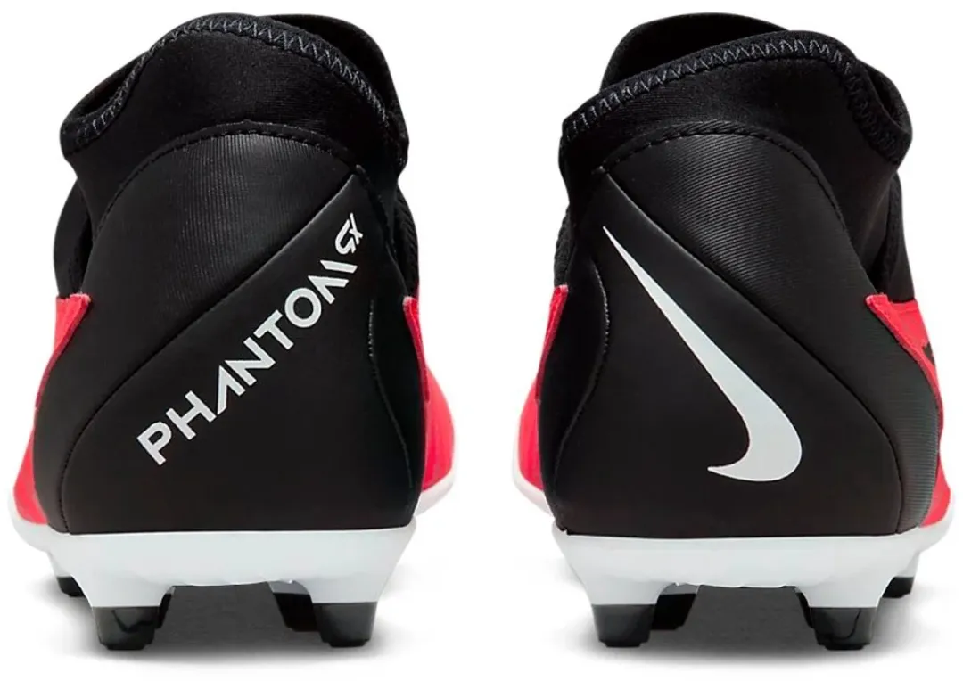 Nike Phantom GX Club DF Voetbalschoen FG - Zwart/Rood