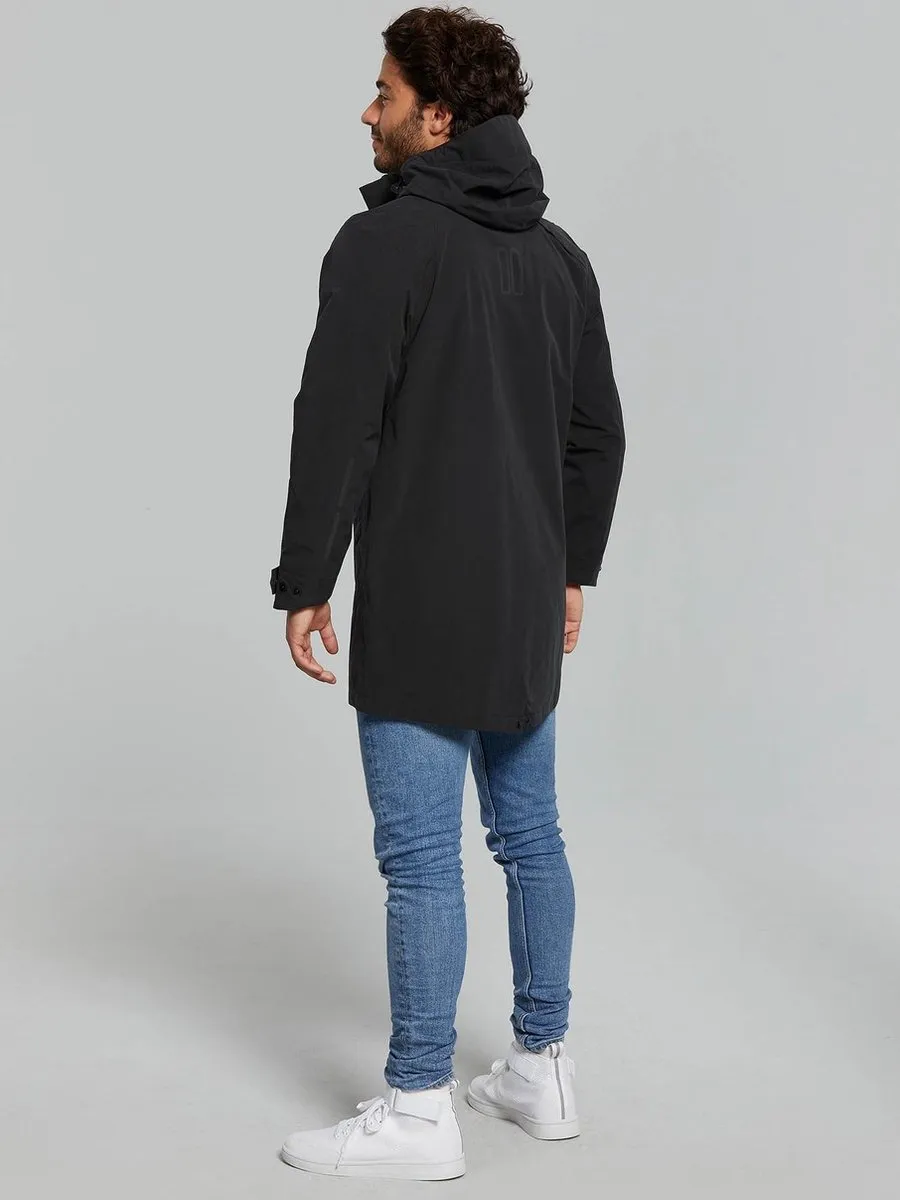 Basil Mosse Parka Regenjas Heren - XL - Zwart