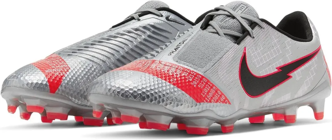 Nike Phantom Venom Elite FG Voetbalschoenen 40 - Zilver