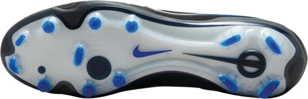 Nike Tiempo Legend 10 Elite FG DV4328-040 Voetbalschoenen - 42.5 - Zwart/Zilver/Blauw