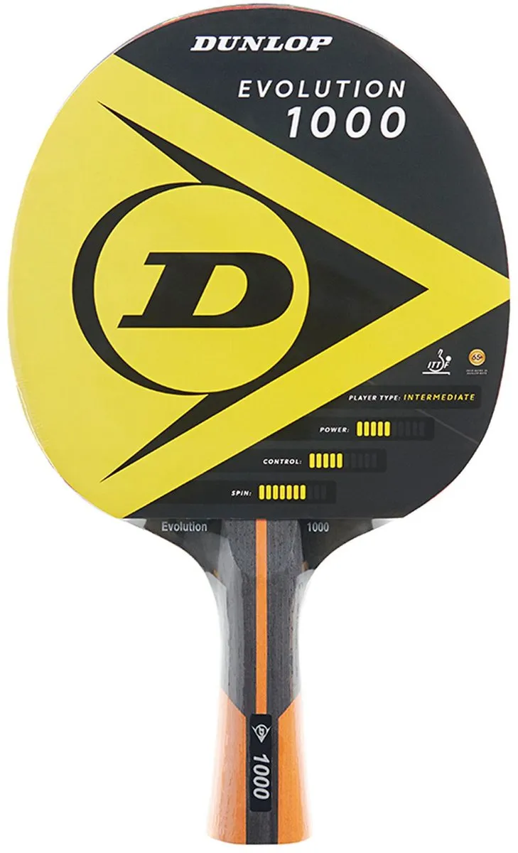 Dunlop Evolution 1000 Tafeltennisbat - Multi