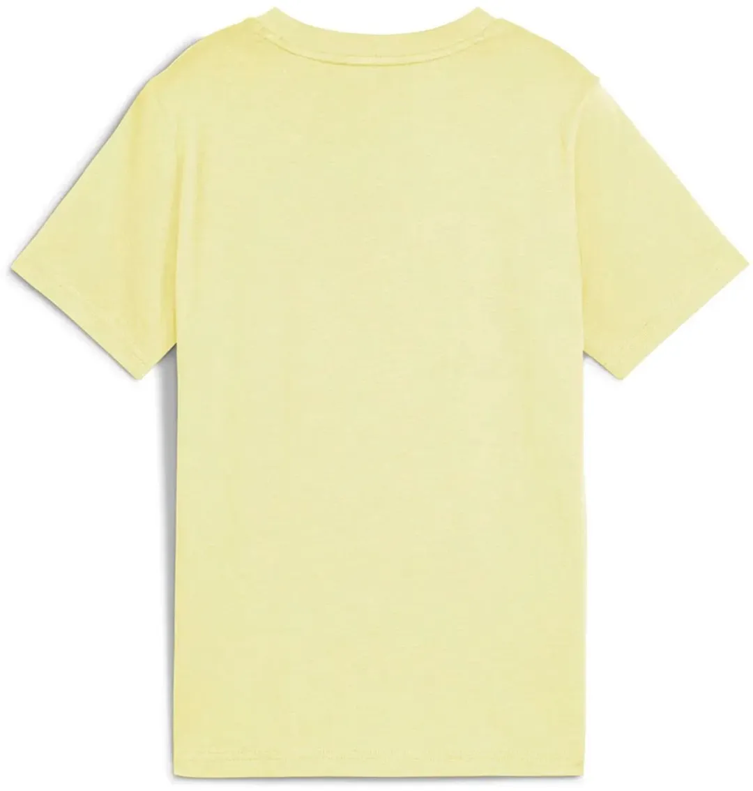 PUMA Essentials 2 Graphics Nº1 Logo T-shirt - Geel - 14-16 jaar