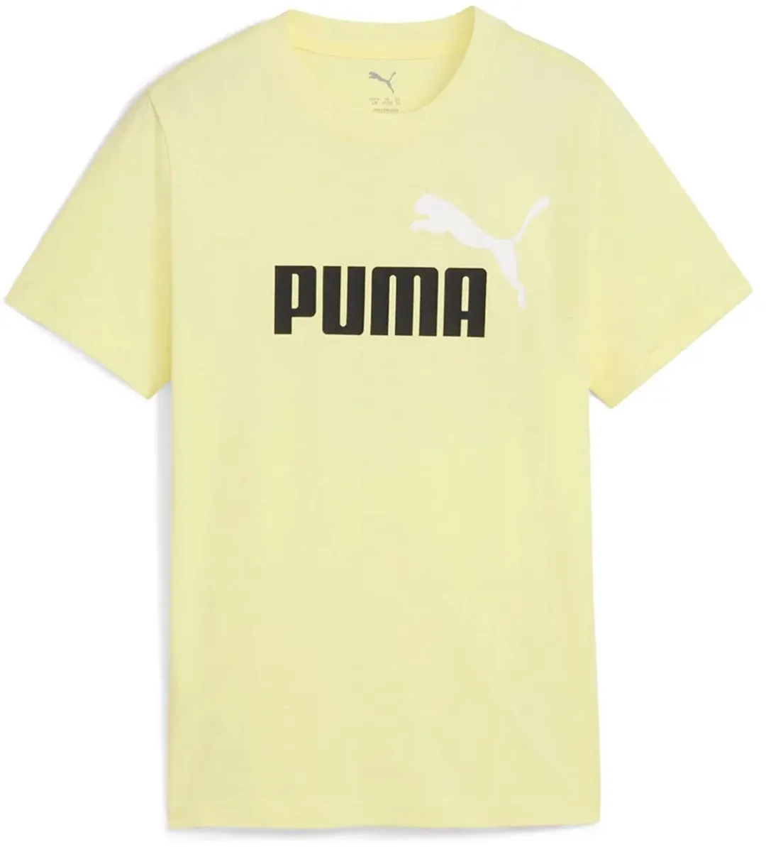PUMA Essentials 2 Graphics Nº1 Logo T-shirt - Geel - 14-16 jaar