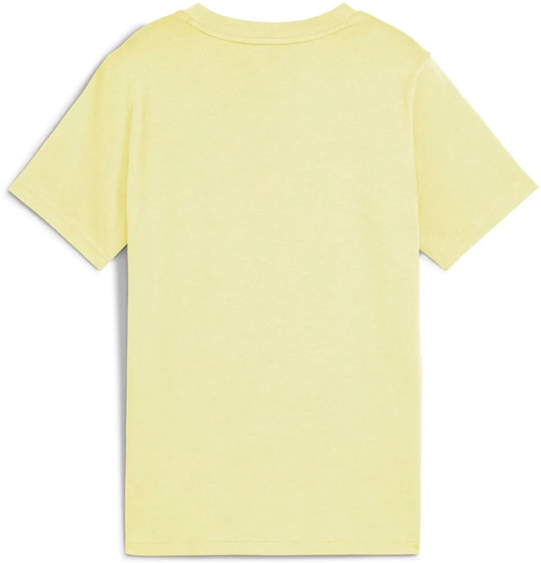 PUMA Essentials 2 Graphics Nº1 Logo T-shirt - Geel - 14-16 jaar