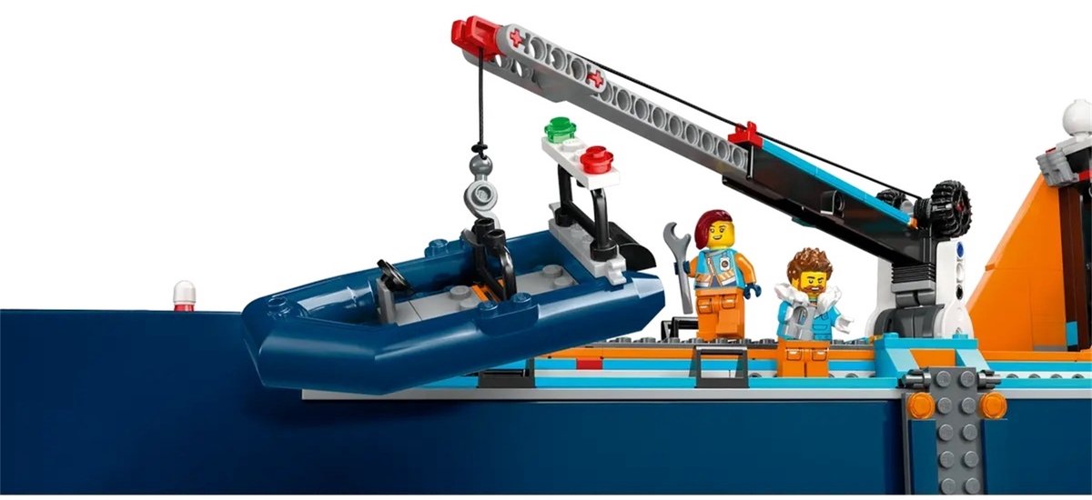 LEGO City Poolonderzoeksschip Groot Drijvend Boot Speelgoed Set voor Kinderen 7+ - 60368