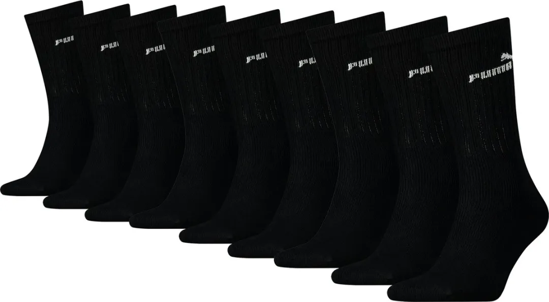 PUMA Tennissokken Pack 9 Stuks - 39-42 - Wit/Grijs/Zwart - afbeelding 6 van 6