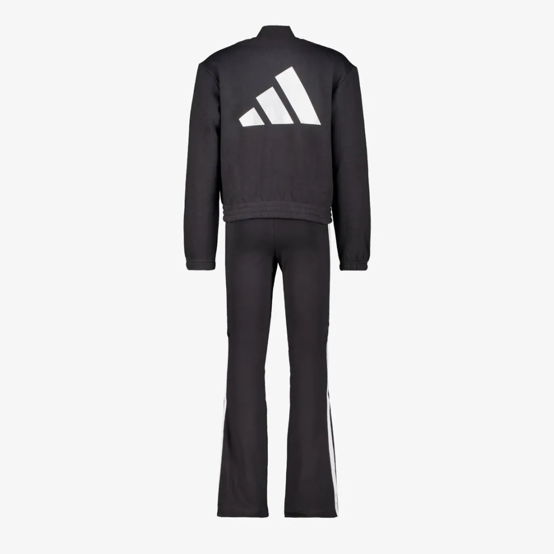 Adidas JG Glam TS Trainingspak - Maat 140/146 - Zwart/Wit