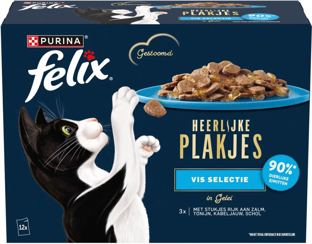 Felix Plakjes Natvoer Zalm 12x80g - afbeelding 6 van 6
