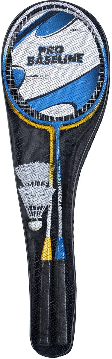 Toyrific Pro Baseline Badminton Set - 2 Spelers - Zwart