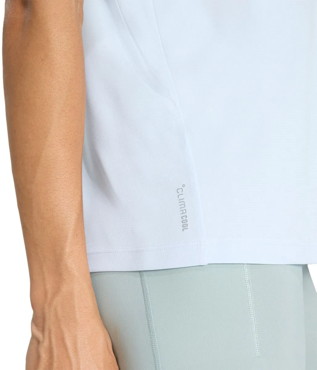 adidas Essentials Running Shirt Dames M - Lichtblauw