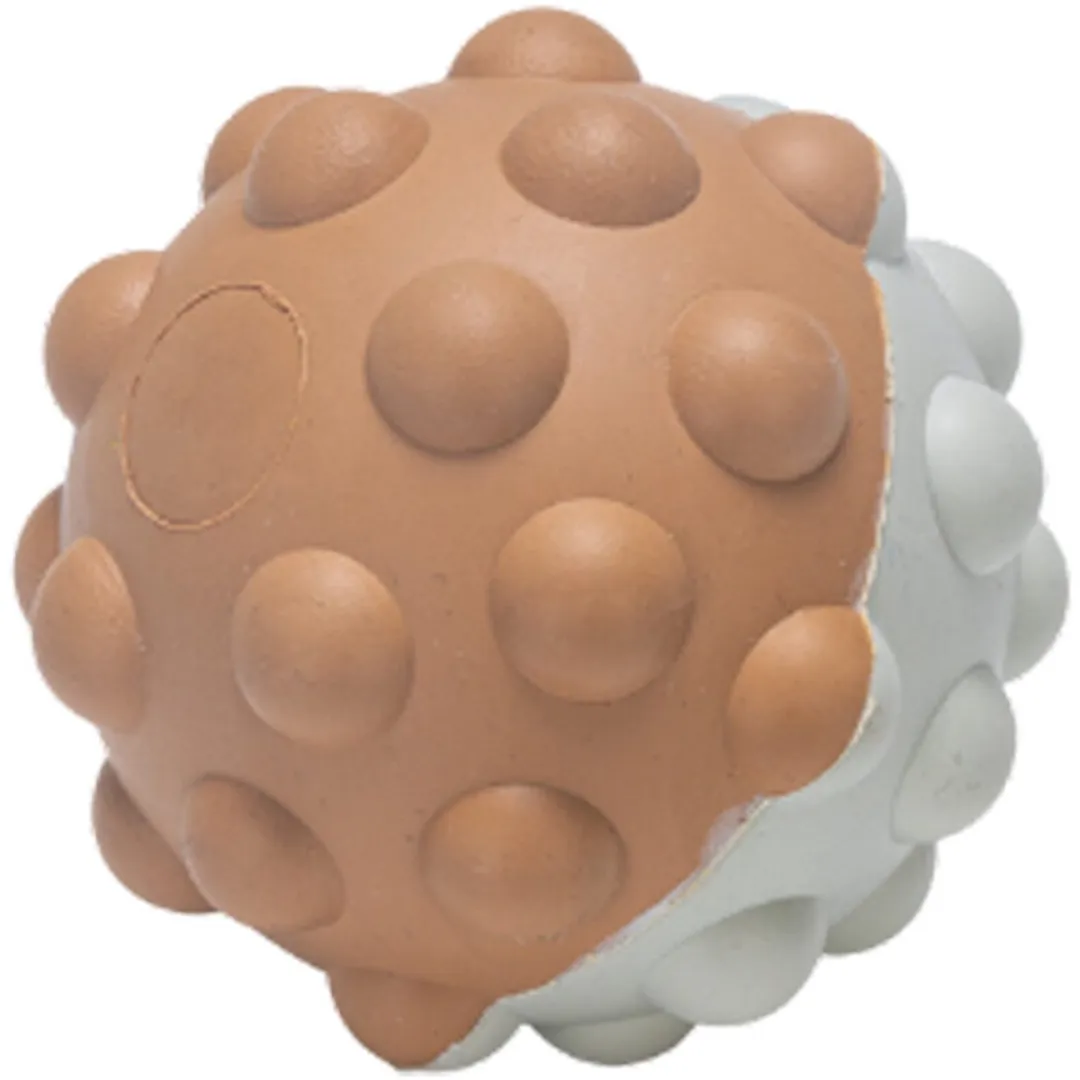 Beeztees Puppy Speelbal Denise 6,2cm - Grijs