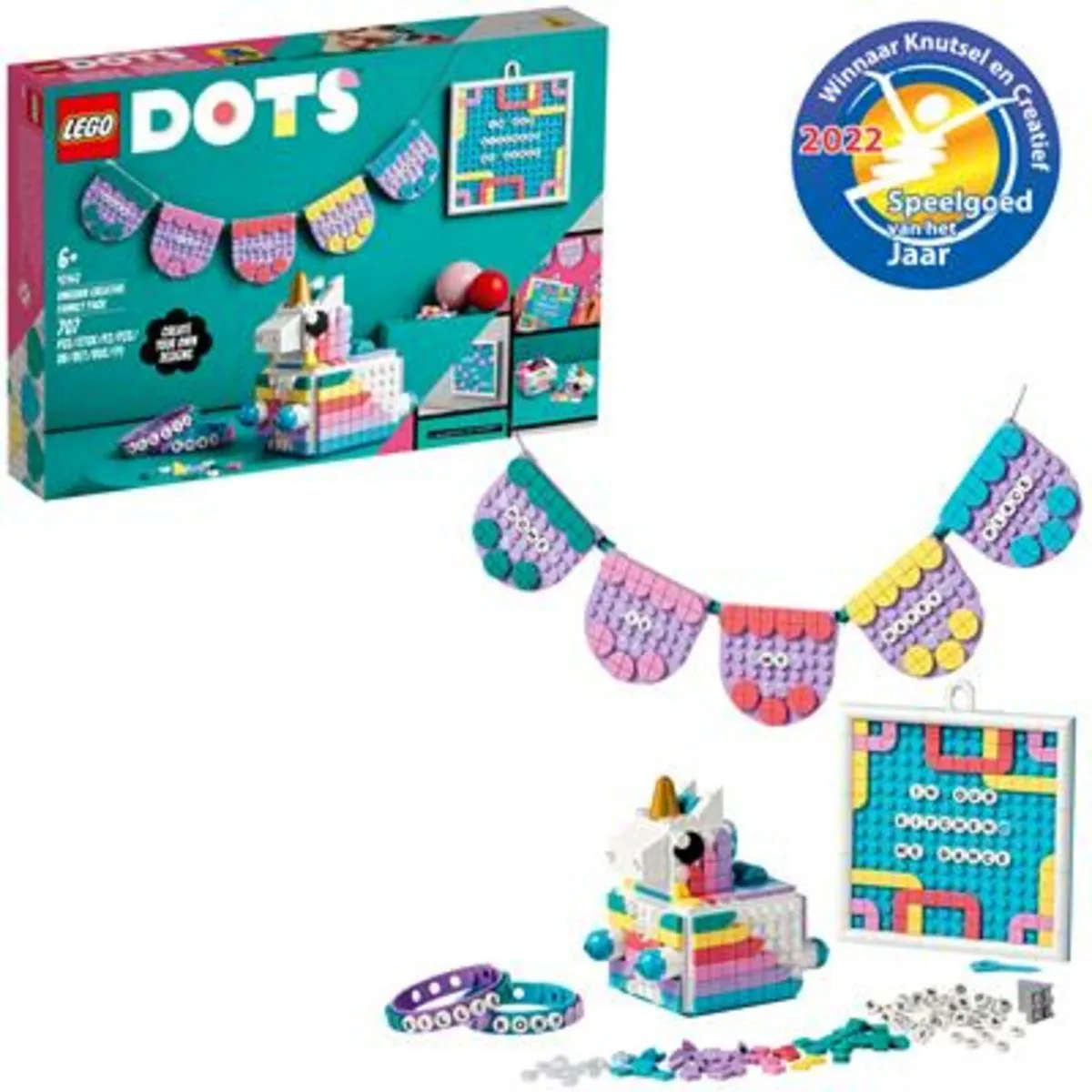 LEGO DOTS Eenhoorn Creatieve Gezinsset 41962