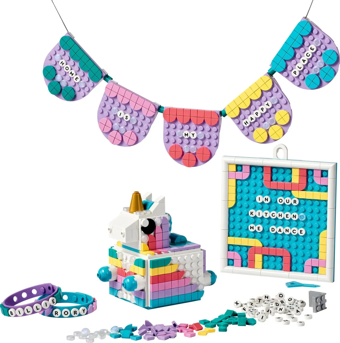 LEGO DOTS Eenhoorn Creatieve Gezinsset 41962 - Meerkleurig - afbeelding 6 van 6