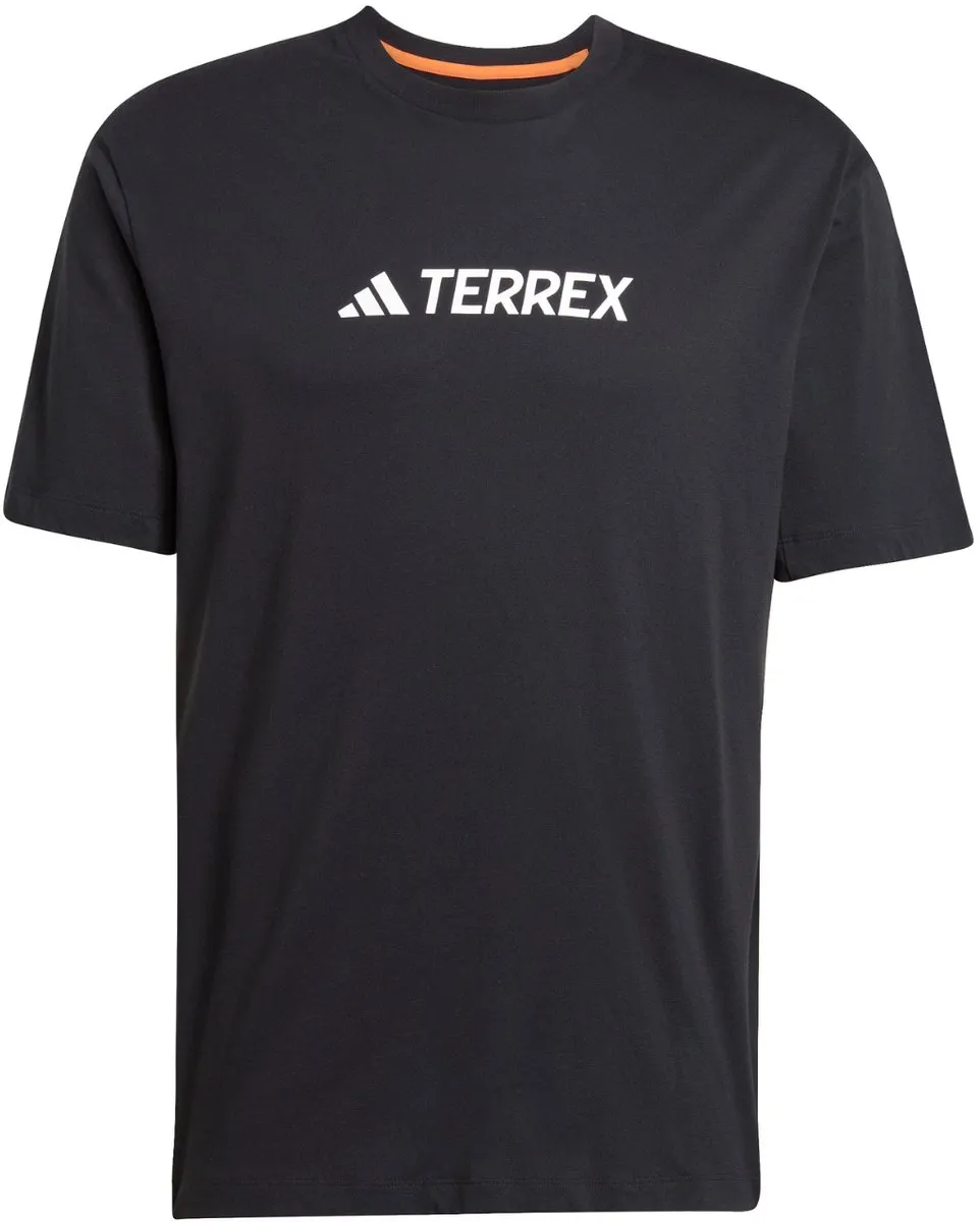 Adidas Terrex Classic Logo T-shirt Heren - XS - Zwart - afbeelding 2 van 6