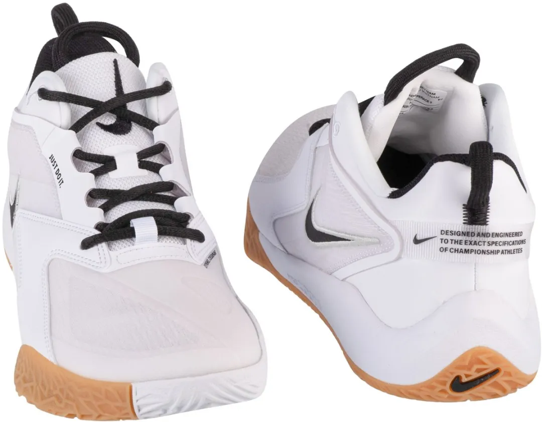 Nike Air Zoom Hyperace 3 Volleybalschoenen FQ7074-101 - EU 46 - Wit