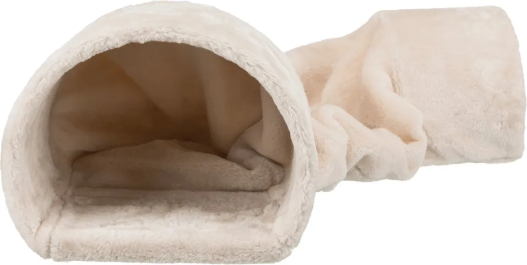 Trixie Speeltunnel Pluche Beige 80x27x21cm