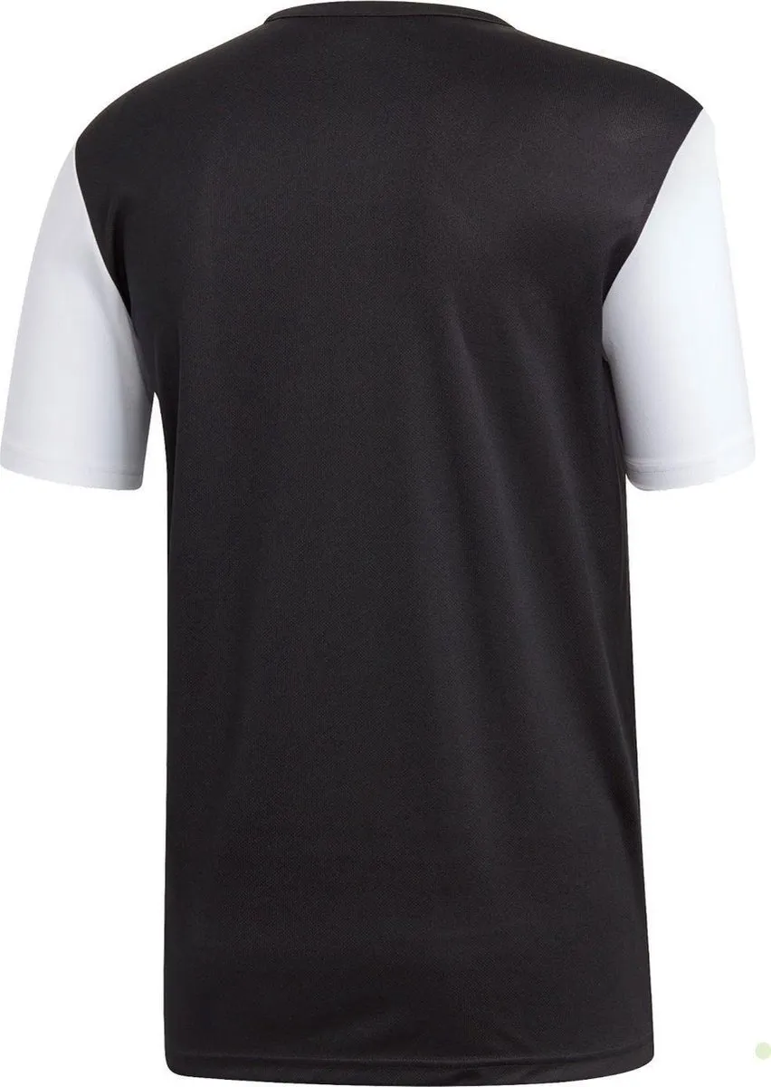 adidas Estro 19 Sportshirt 128 - Zwart/Wit